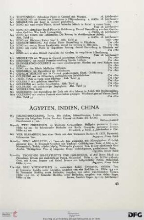 Ägypten, Indien, China (Nr. 863-886)