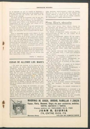 Cosas de allende los mares