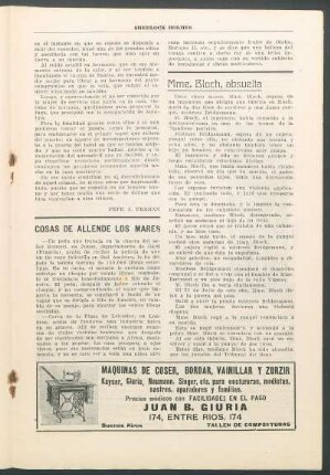 Cosas de allende los mares