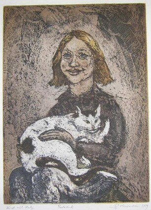 Kind mit Katze