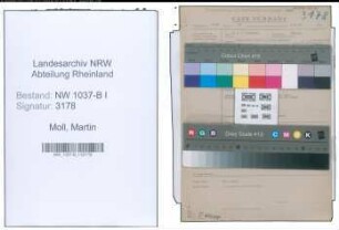 Entnazifizierung Martin Moll , geb. 05.10.1892 (Postbeamter)