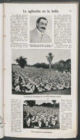 La agitación en la India