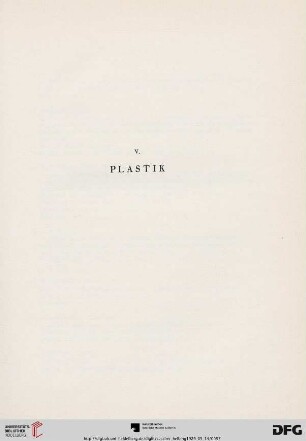 V. Plastik (Nr. 238-264)