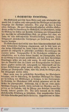 I. Geschichtliche Entwicklung
