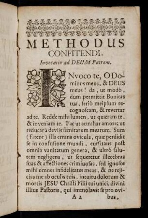 3-32, Methodus confitendi