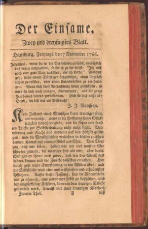 Zwey und dreyßigstes Blatt