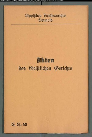 Ilsabein Jacobs aus Mosebeck gegen ihren entwichenen Ehemann Simon Copey aus Mosebeck