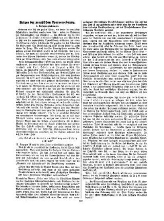 Folgen der preußischen Sparverordnung