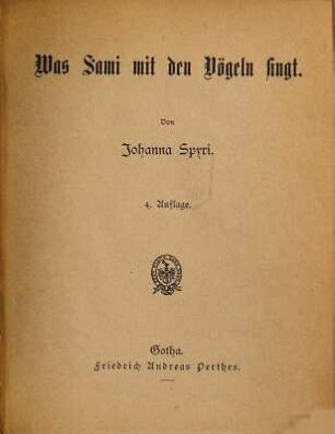 Geschichten für Jung und Alt im Volk, 7
