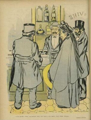 – Le pauvre vieux, s'y pouvait nous voir boire à sa santé, c'qu'y s'rait content.