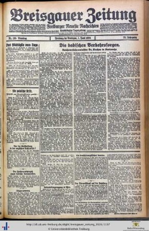 Nr. 125-149 (Juni 1926)