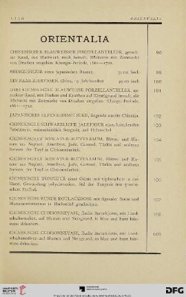 Orientalia (Nr. 98-149)