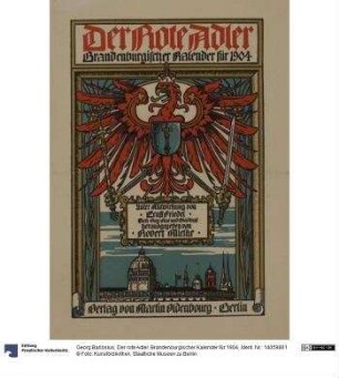 Der rote Adler. Brandenburgischer Kalender für 1904