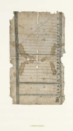 Humboldt-Fragment II: Flurkarte (Mexiko-Stadt ?, 1540-1570)