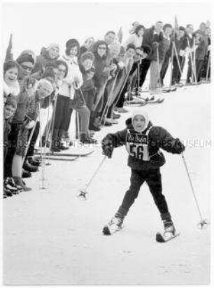Kinder-Skiwettkampf