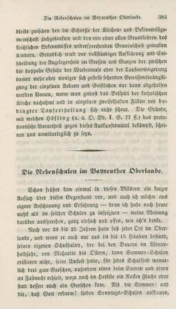383-386 Die Nebenschulen im bayreuther Oberlande