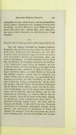 Ergebnisse des Congresses zu Troppau-Laybach