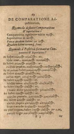 [9. De comparatione Adiectivorum]