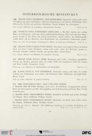 Österreichische Miniaturen (Nr. 168-178)