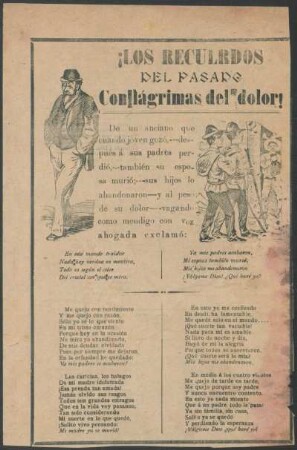 ¡Los recuerdos del pasado con lágrimas del dolor!