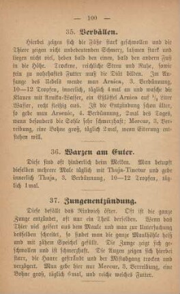 36. Warzen am Euter