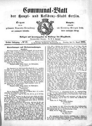 No. 37: No. 37, 31.August 1862