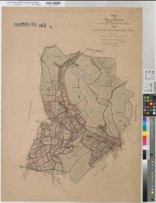 Oberheuslingen (Freudenberg), Niederheuslingen (Freudenberg), Separation Ober- und Niederheuslingen, Übersichtskarte Unterheuslingen