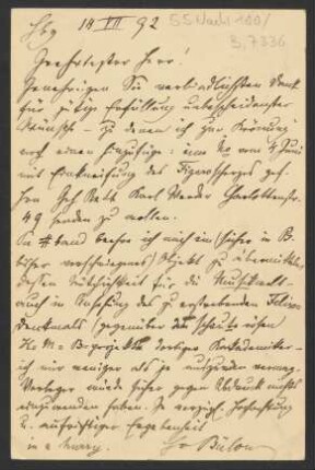 Brief an Paul Ollendorff : 14.07.1892