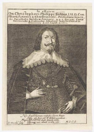 Bildnis des Christophorus Philippus Richter