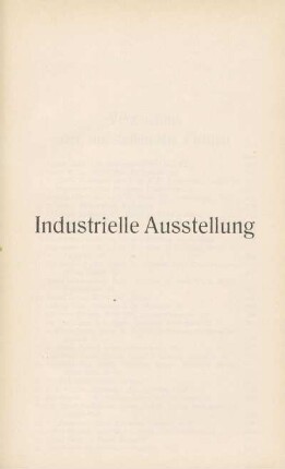 Industrielle Ausstellung