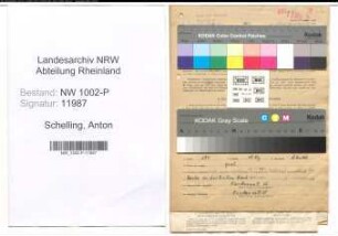 Entnazifizierung Anton Schelling , geb. 21.05.1922 (Polizeibeamter)