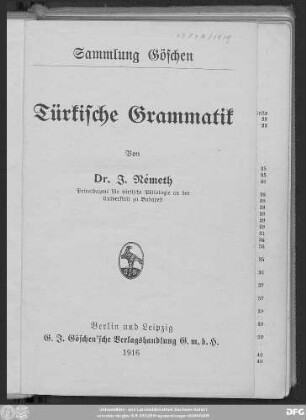 Türkische Grammatik