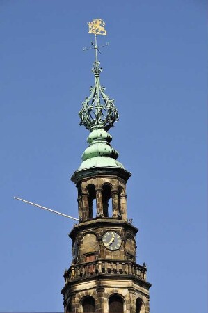 Leiden - Stadthausturm : Der Turm des historischen Stadthauses, aufgenommen in Leiden am 6. April 2010