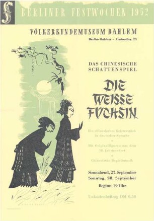 Archiv Berliner Festwochen 1952