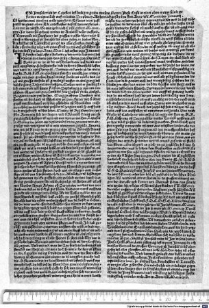 Zuo Jerusalem in der Capellen deß heiligen grabs vnnsers Herren Jhesu Cristi in einer alten maure seind gefunden worden etlich verß mit einer Prophecey