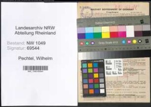 Entnazifizierung Wilhelm Pechtel , geb. 16.05.1895 (Kaufmann)