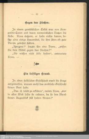 Ein triftiger Grund