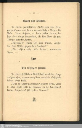 Ein triftiger Grund