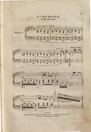Chansons d'amour : pour le piano ; oeuvre 13, 7. Mauresque