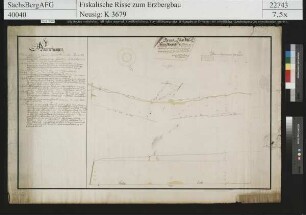 Neuer Morgenstern Erbstolln am Muldenberg bei Freiberg, Anlage eines neuen Tageschachtes
