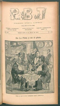 En La Plata y en el plato - [Caricatura]
