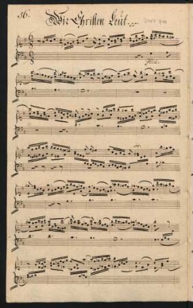 Wir Christenleut'; org; g-Moll; BWV 710