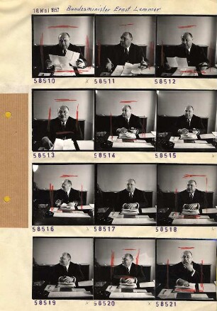 Portraitserie Ernst Lemmer