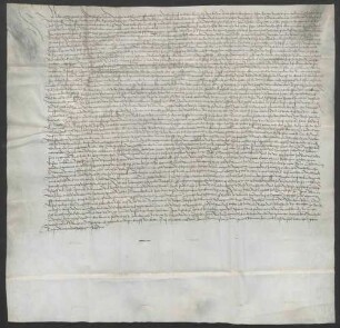 Schuldbrief des Bischofs Ludwig von Speyer gegenüber dem Domkapitel zu Speyer über 3000 Gulden zu 4 Prozent.