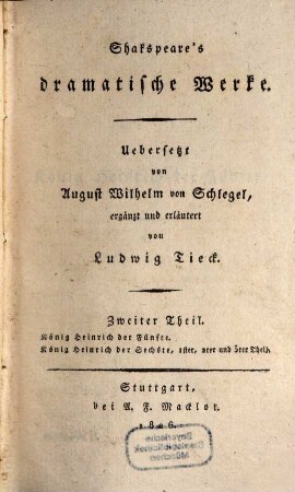 Dramatische Werke, Bd. 2
