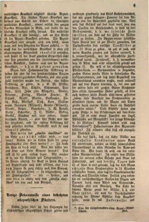 Populäre homöopathische Zeitung : zur Aufklärung des Volkes über Wirksamkeit und Wesen der homöopathischen Heilmethode. 5. 1859
