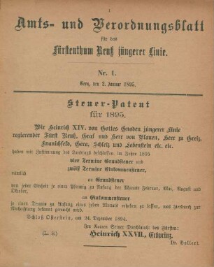 2. Januar-25. Dezember = Nr. 1-52