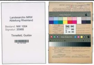 Entnazifizierung Gustav Tinnefeld , geb. 24.12.1881 (Buchhalter)