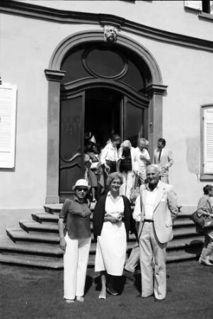 32. Tagung 1982 Physiker; Verabschiedung: Ehepaar Schönbach mit Frau Pragher