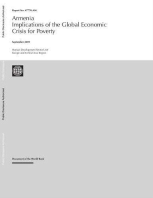 Armenia : implications of the global economic crisis for poverty